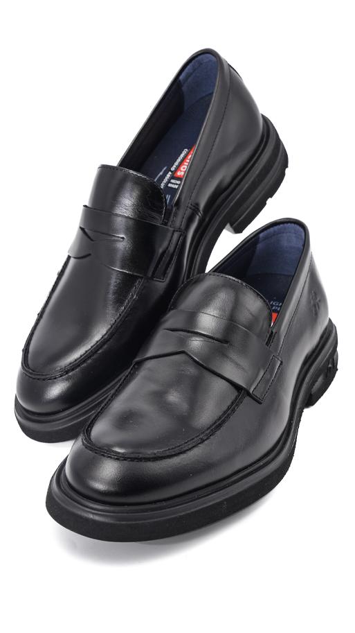 FLUCHOS mocassino fluchos uomo sierra f0633 sierra negro a25 F0633 SIERRA NEGRO 