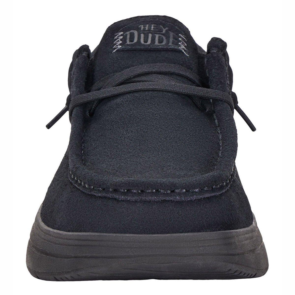 HEY DUDE Stringata Hey Dude uomo Wally comf suede 419755001 a25 41975 001 WALLY COMF SUEDE 