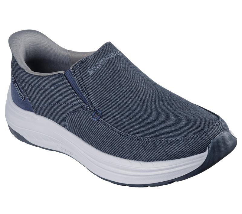 SKECHERS Sneakers Skechers uomo decklan gulliver navy pe25 205356 DECKLAN GULLIVER NAVY 
