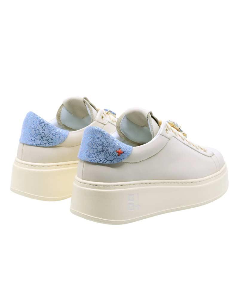 GIO+ Sneakers Gio+ donna PIA312A latte PIA312A COMBI GATTO 