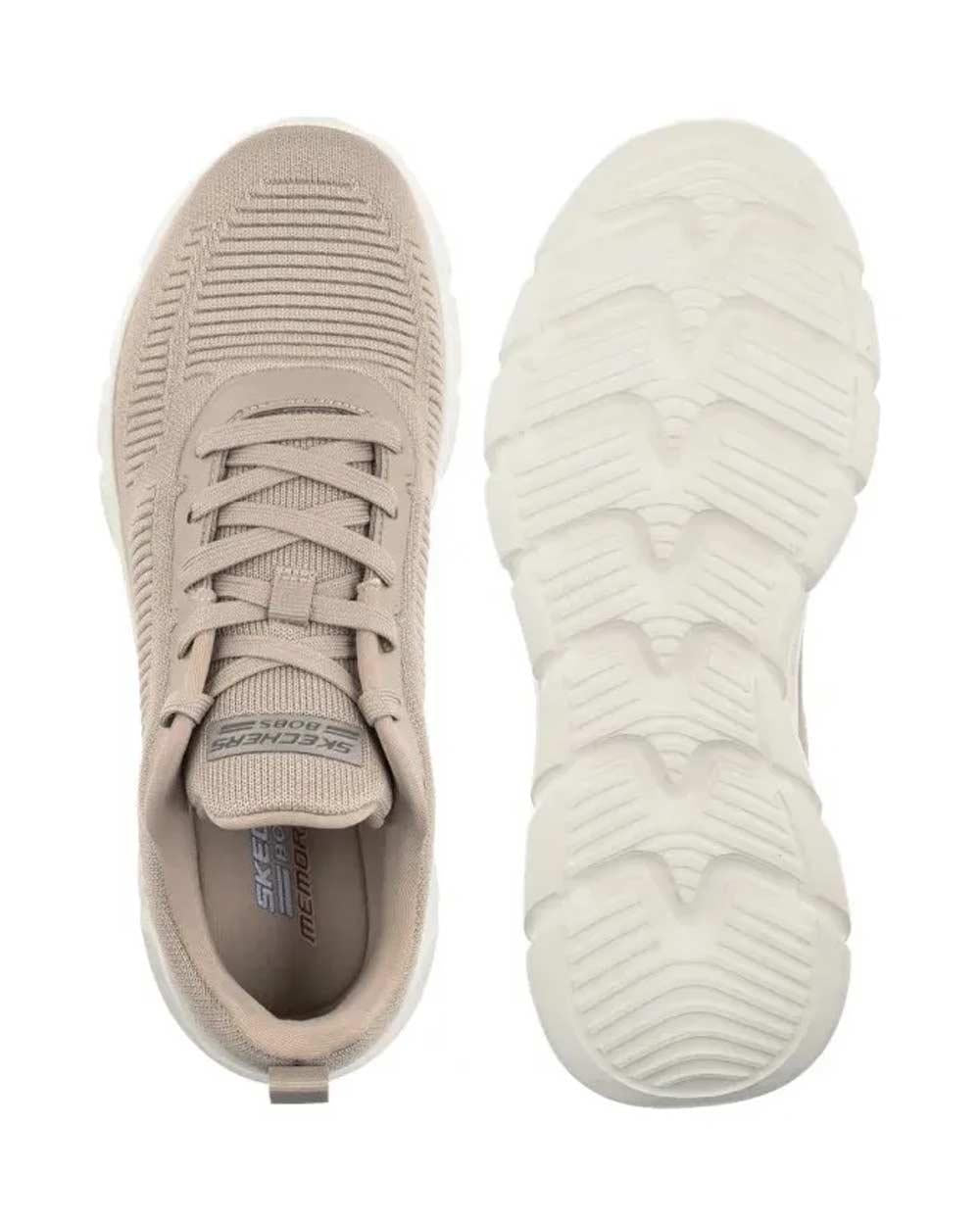 SKECHERS Sneakers Skechers donna 117385 Bobs taupe 117385 TPE FLYING HI - BOBS B FLEX 
