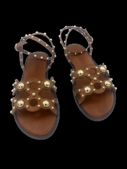 SCHUTZ sandalo schutz s216520 sandalia salto brown S2165201580003 SANDALIA SALTO BROWN 