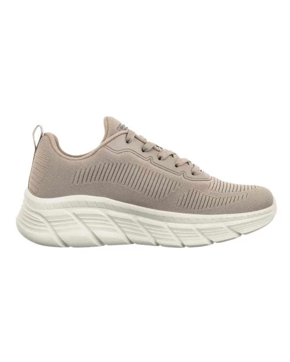 SKECHERS Sneakers Skechers donna 117385 Bobs taupe 117385 TPE FLYING HI - BOBS B FLEX 