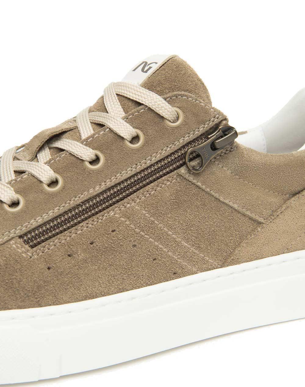 NEROGIARDINI Sneakers NeroGiardini uomo E601131U argilla suede<BR/> E601131U 501 AROLD VELO 