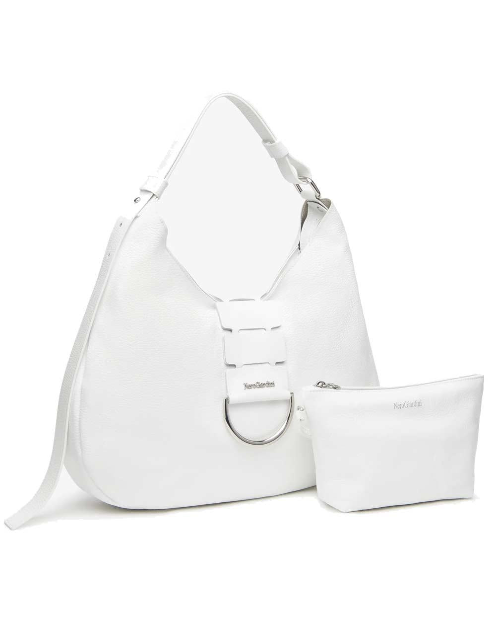 NEROGIARDINI BORSE Borsa Nerogiardini donna E644161D bianca E644161D 707 DOLLARO BIANCO 
