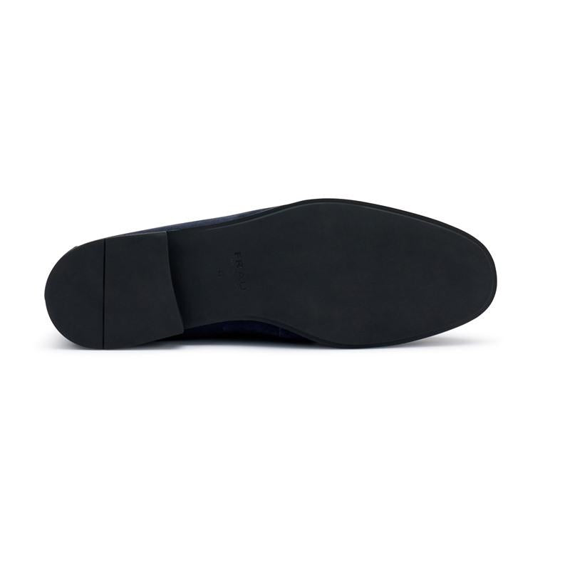 FRAU Mocassino frau uomo 34d6 daino blu p25 34D6 DAINO BLU 