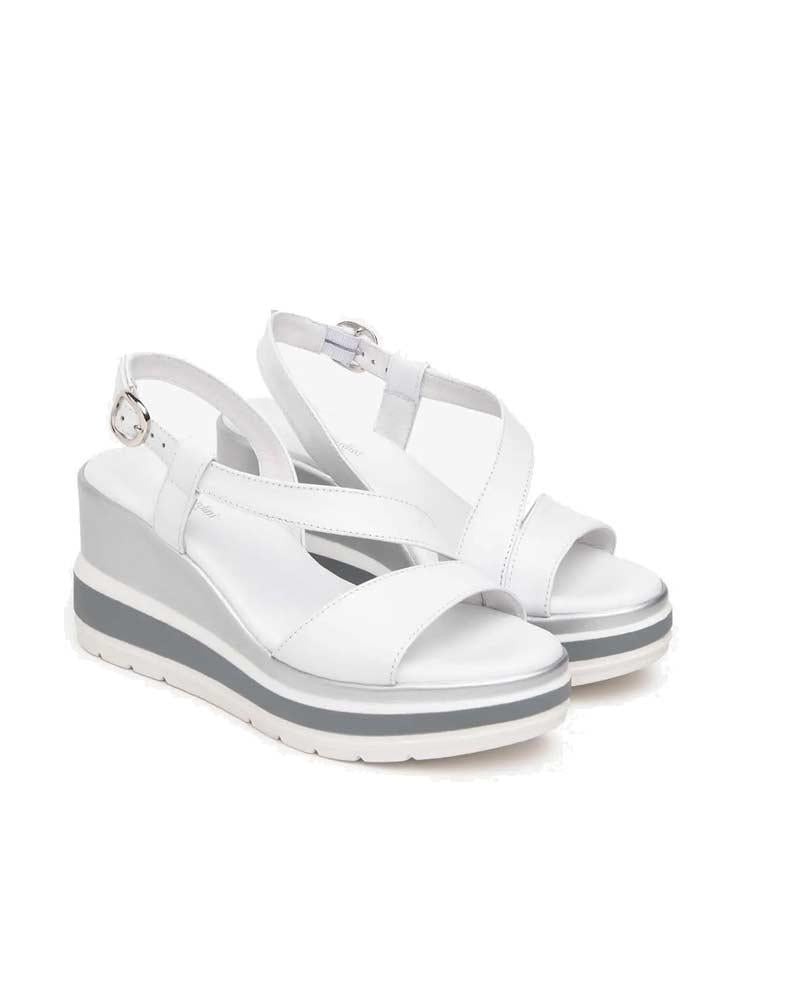 NEROGIARDINI Sandali NeroGiardini donna E513520D bianchi E513520D 707 LOIRA BIANCO 
