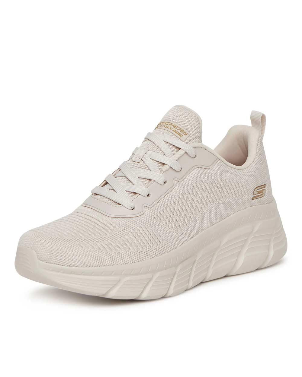 SKECHERS Sneakers Skechers donna 117385 Bobs off white 117385 OFWT FLYING HI - BOBS B FLEX 