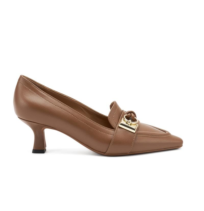 FRAU decolletè frau donna 64n0 nappa toffee pelle AI<BR/><BR/><BR/><BR/> 64N0 NAPPA TOFFEE 