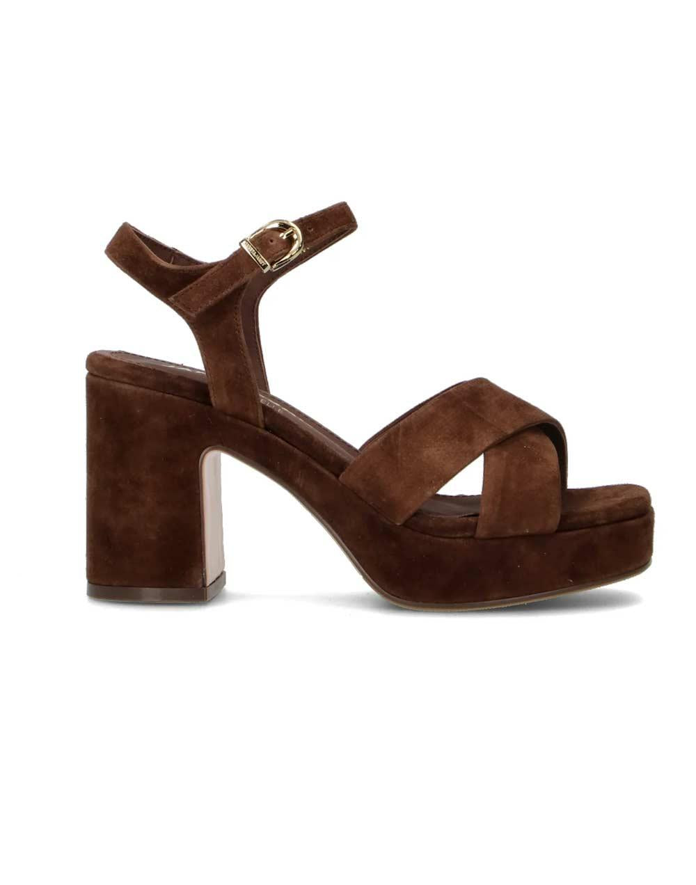 JANET & JANET Sandali Janet & Janet donna J650 marrone J-650 GISELLE DARK BROWN 