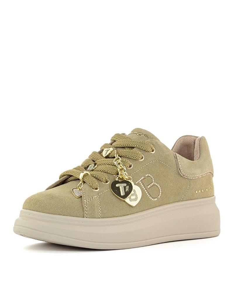 TOSCA BLU Sneakers tosca blu donna chic cuore beige a25 SF2501S014 C05 CUORE TB BEIGE 