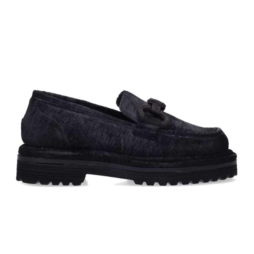 ZOE Mocassini Zoe Donna Newfull02 neri<BR/> NEWFULL02 VELLUTO NERO 