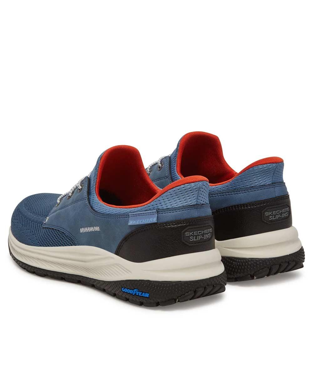 SKECHERS Sneakers Skechers uomo 205467 blu 205467 BLU ALDEN - MEROE 