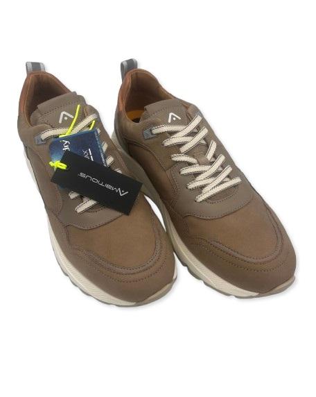 AMBITIOUS Sneakers Ambitious uomo 13838A Strider taupe 13838A 6406AM TAUPE 