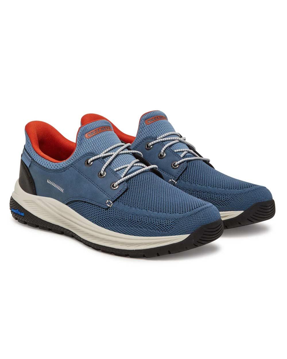 SKECHERS Sneakers Skechers uomo 205467 blu 205467 BLU ALDEN - MEROE 