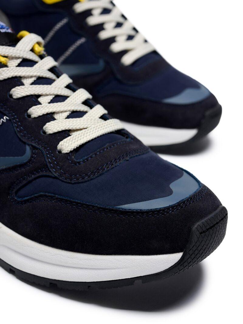 BLAUER Sneakers blauer uomo s5ray01 nyn navy yellow pe25 S5RAY01/NYN NYLON NAVY/YELLOW 
