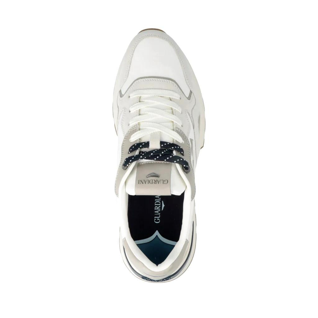 GUARDIANI Sneakers guardiani uomo levante gm61032 white GM61032A 098 LEVANTE NYLON 