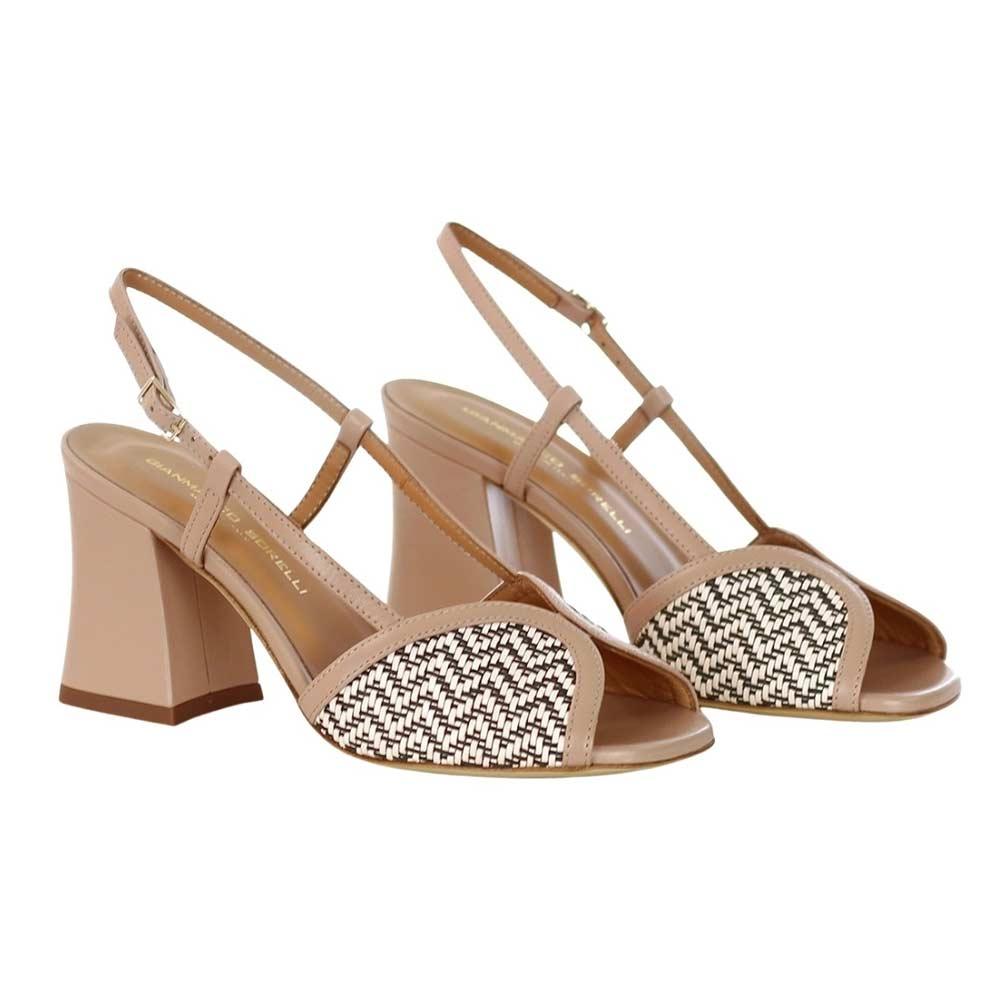 GIANMARCO SORELLI Sandali Gianmarco Sorelli donna Alba 2236 cipria<BR/> 2236/ALBA SPIGAT CRUDO SOFTY CIPRIA 