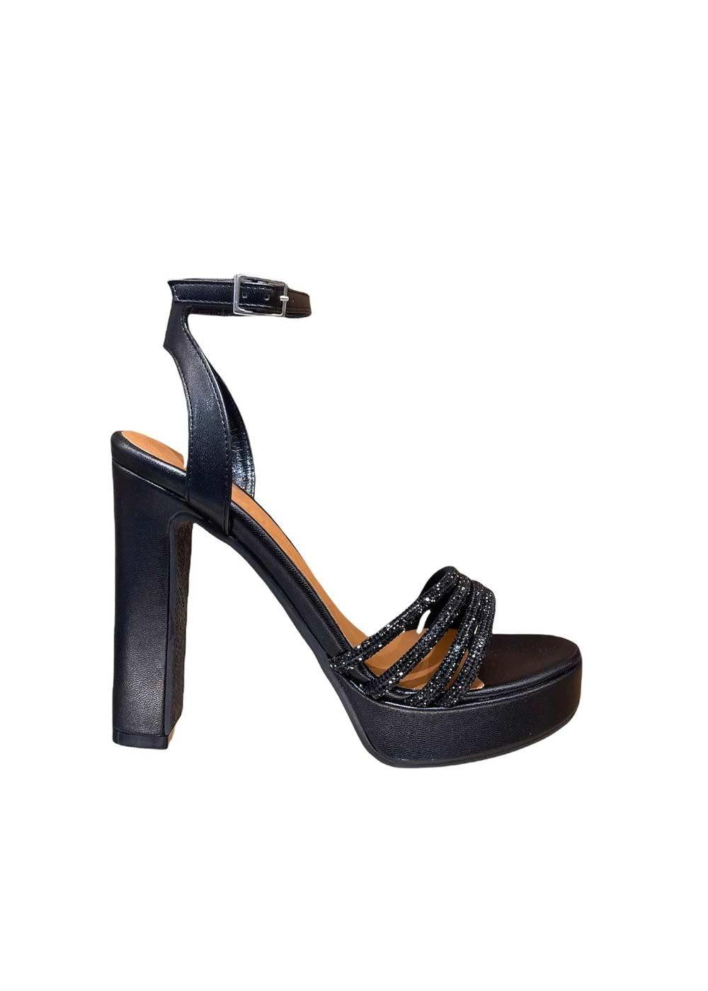 LORENZO MARI Sandali Lorenzo Mari donna Iuventas neri IUVENTAS NAPPA NERO 