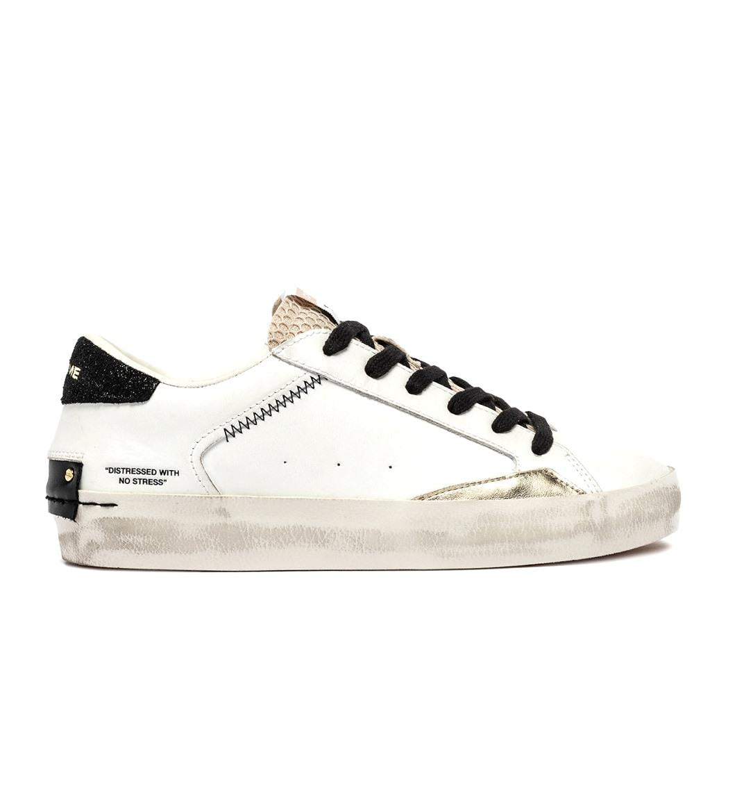 CRIME LONDON Sneakers crime london donna distressed ivory shadow a25 DISTRESSED 25001AA8B 