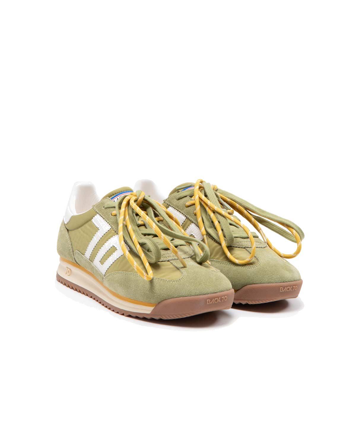 BACK70 Sneakers Back70 uomo Jogger verde oliva 108010 000129 JOGGER 208 SPONGY 