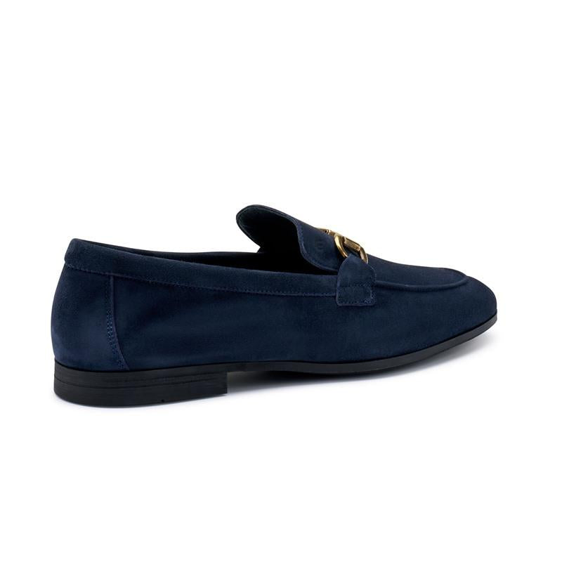 FRAU Mocassino frau uomo 34d6 daino blu p25 34D6 DAINO BLU 