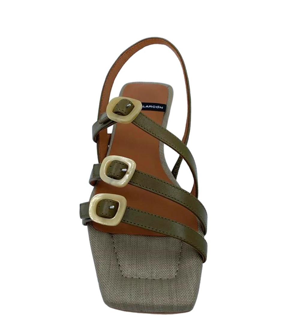 ANGEL ALARCON Sandali Valleverde donna 24038 kaki 24038 CRIM KAKI 