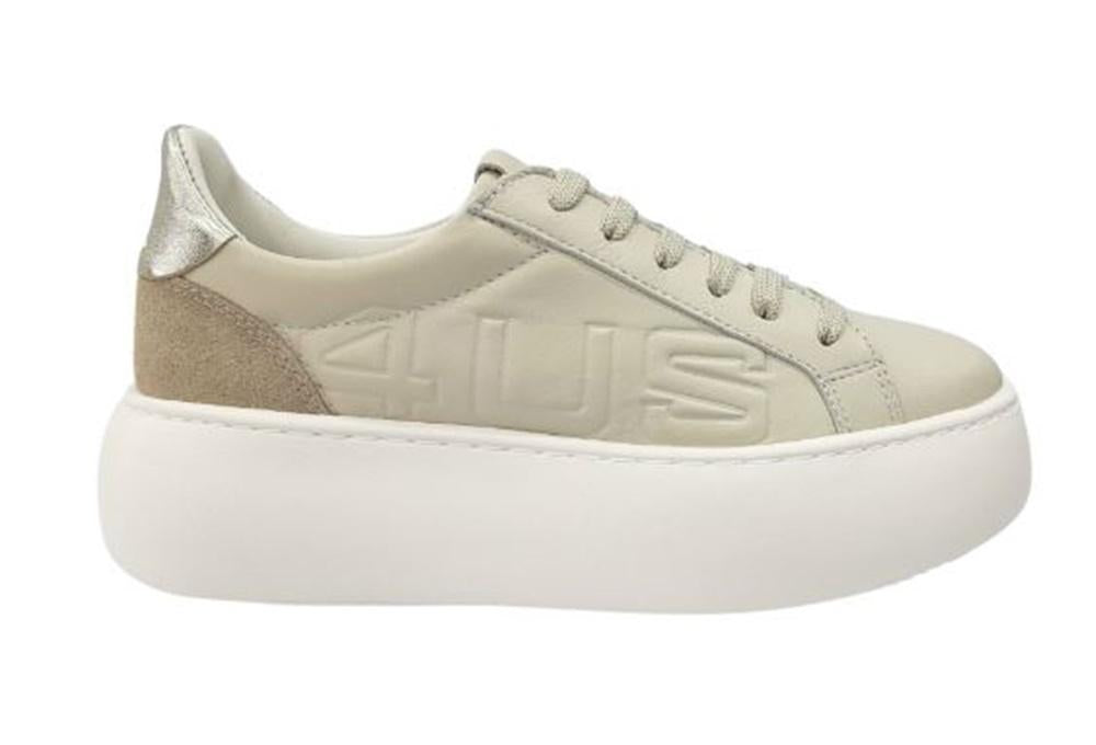 PACIOTTI 4US Sneakers Paciotti 4US donna Sharon 24 latte SHARON24 VIT.LATTE/LAM.PLATINO 
