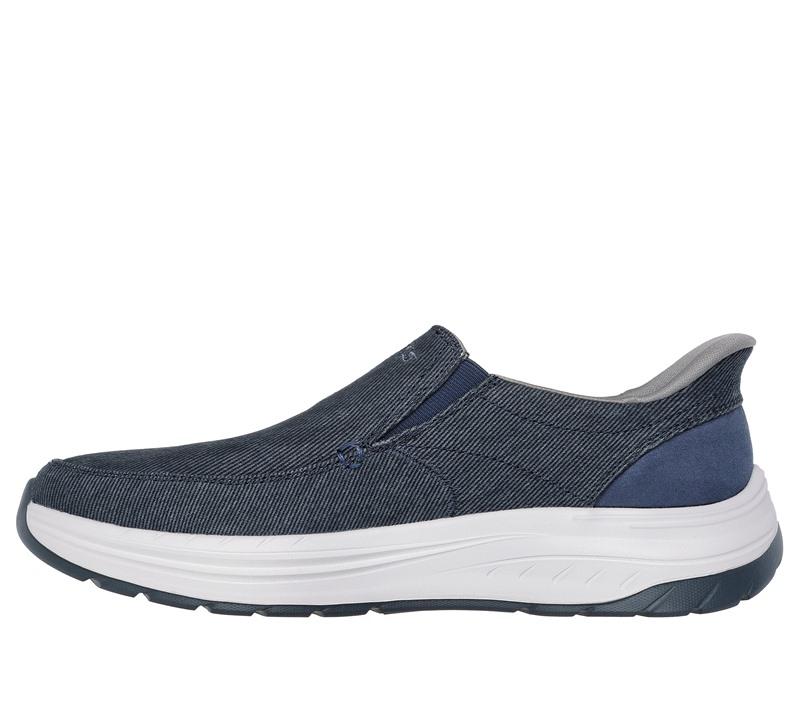 SKECHERS Sneakers Skechers uomo decklan gulliver navy pe25 205356 DECKLAN GULLIVER NAVY 