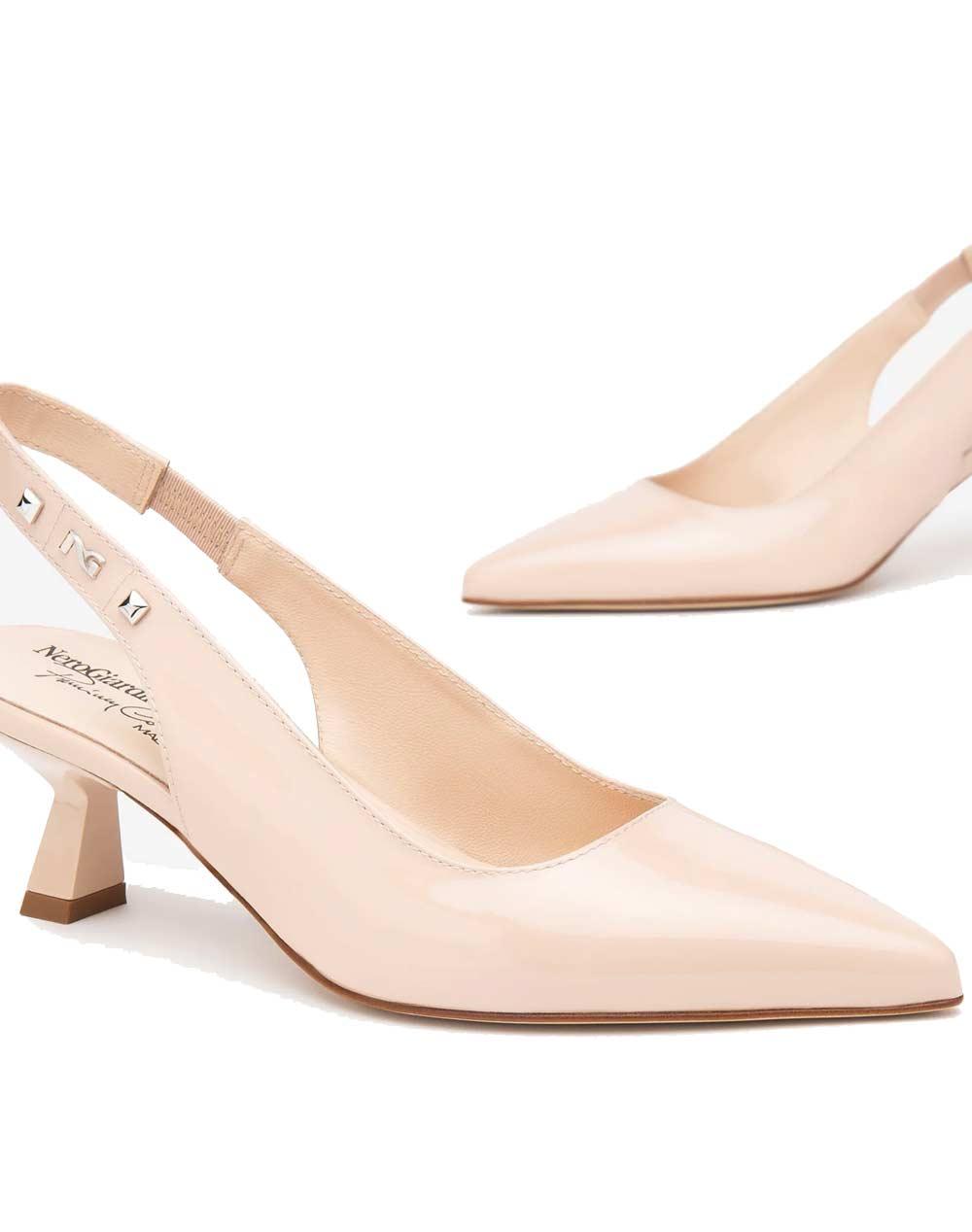 NEROGIARDINI Slingback NeroGiardini donna E615476D rosa E615476D 720 VERNICE CONFETTO 
