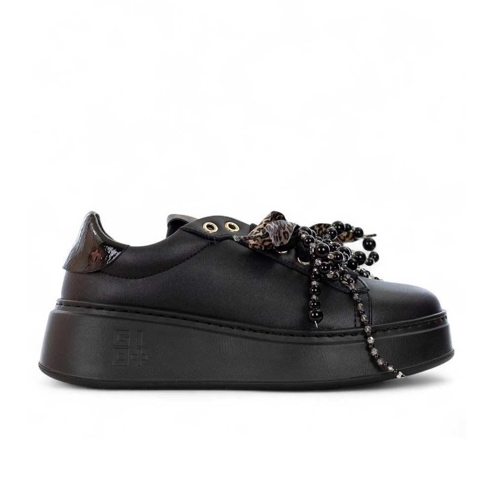 GIO+ Sneakers Gio+ donna PIA434A nere <BR/> PIA434A COMBI BLACK 