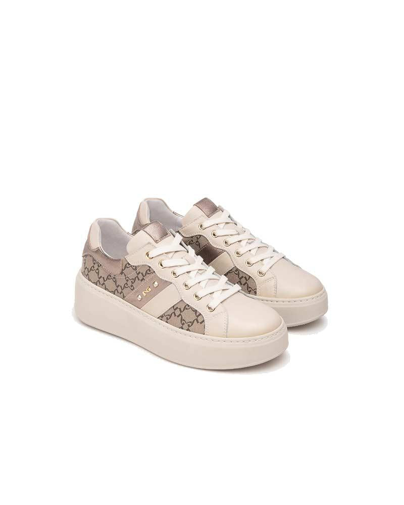 NEROGIARDINI Sneakers NeroGiardini donna E513080D beige<BR/> E513080D 412 DOLLARINO BEIGE 