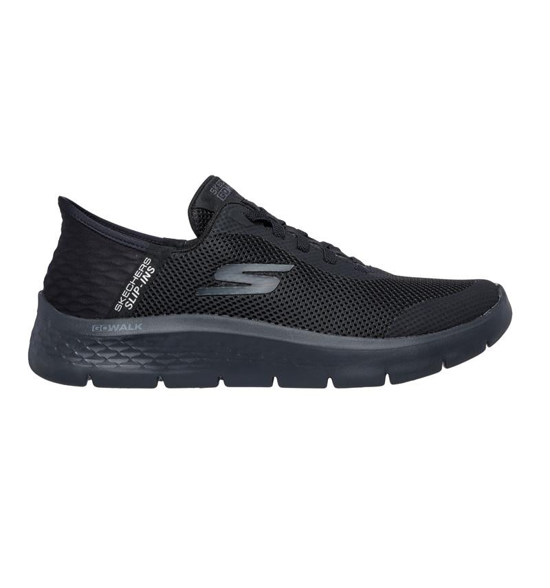 SKECHERS Sneakers Sketchers uomo go walk flex 216324 black pe25 216324 BBK GO WALK SLIP INS 
