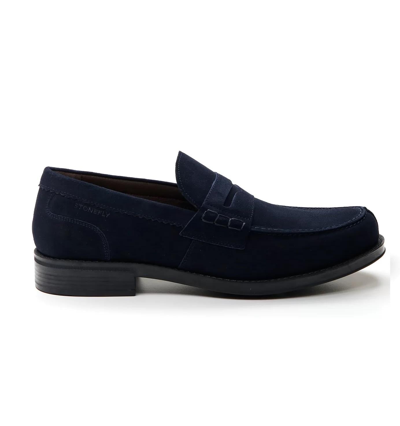 STONEFLY Mocassino stonefly uomo 218257 02z bliss 1 velour navy Ai 218257 096 DARK NAVY 