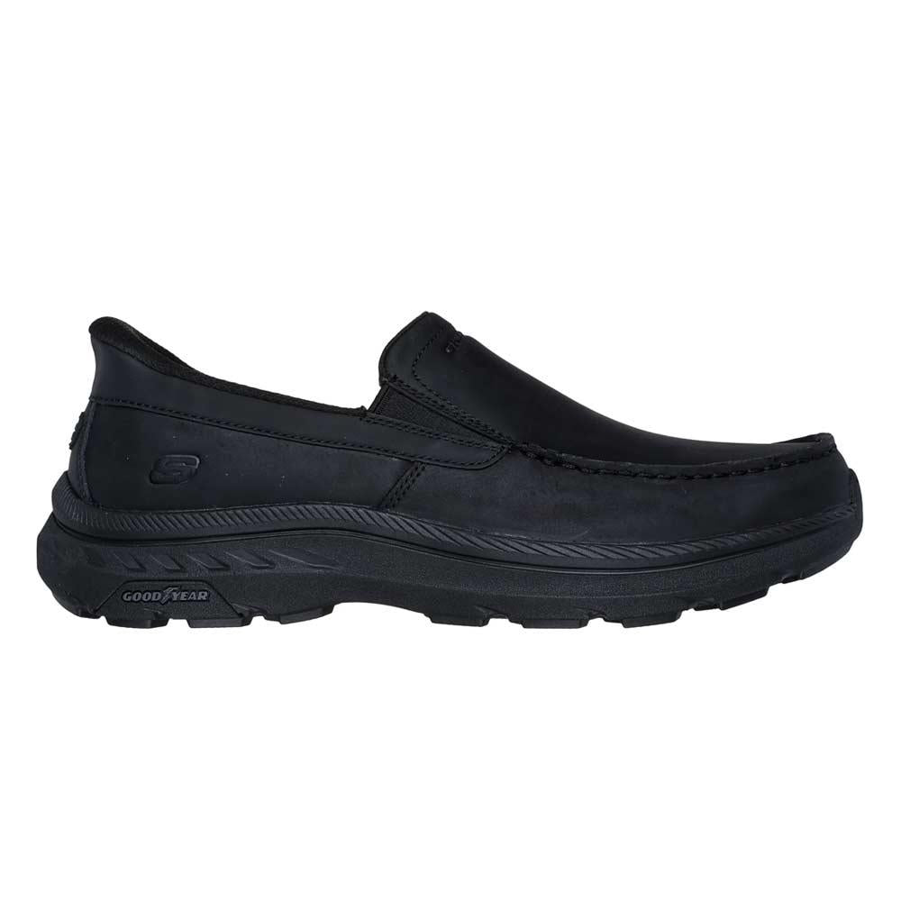 SKECHERS Mocassini Skechers uomo 205587 neri 205334 BBK OSGOOD 