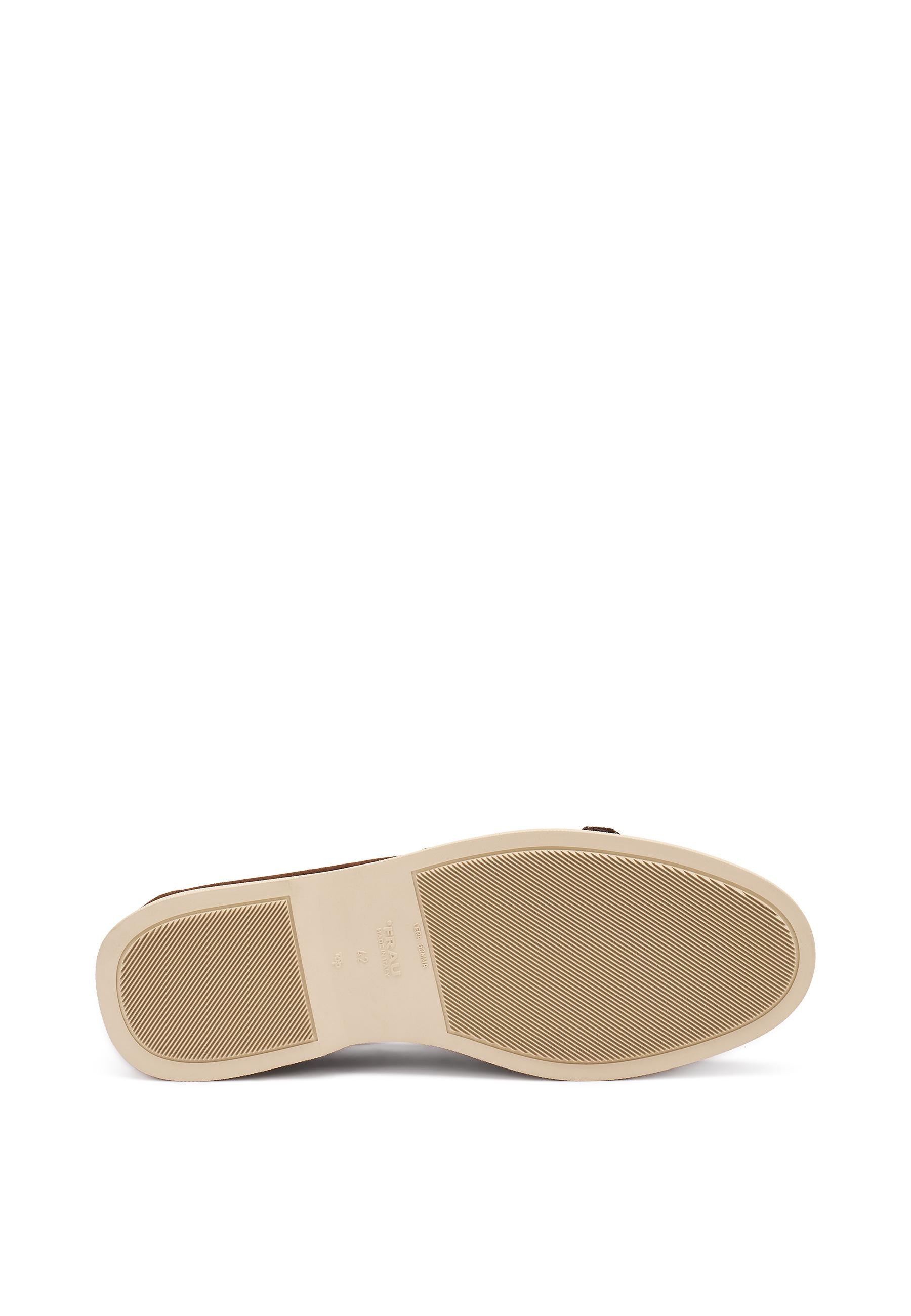 FRAU Mocassino frau uomo 32B2DAINO COCOA slip on 32B2 DAINO COCOA 