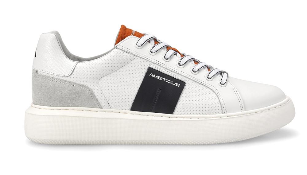 AMBITIOUS Sneakers Ambitious uomo Eclipse 12455A bianche 12455A T3935 WHITE NAVY 