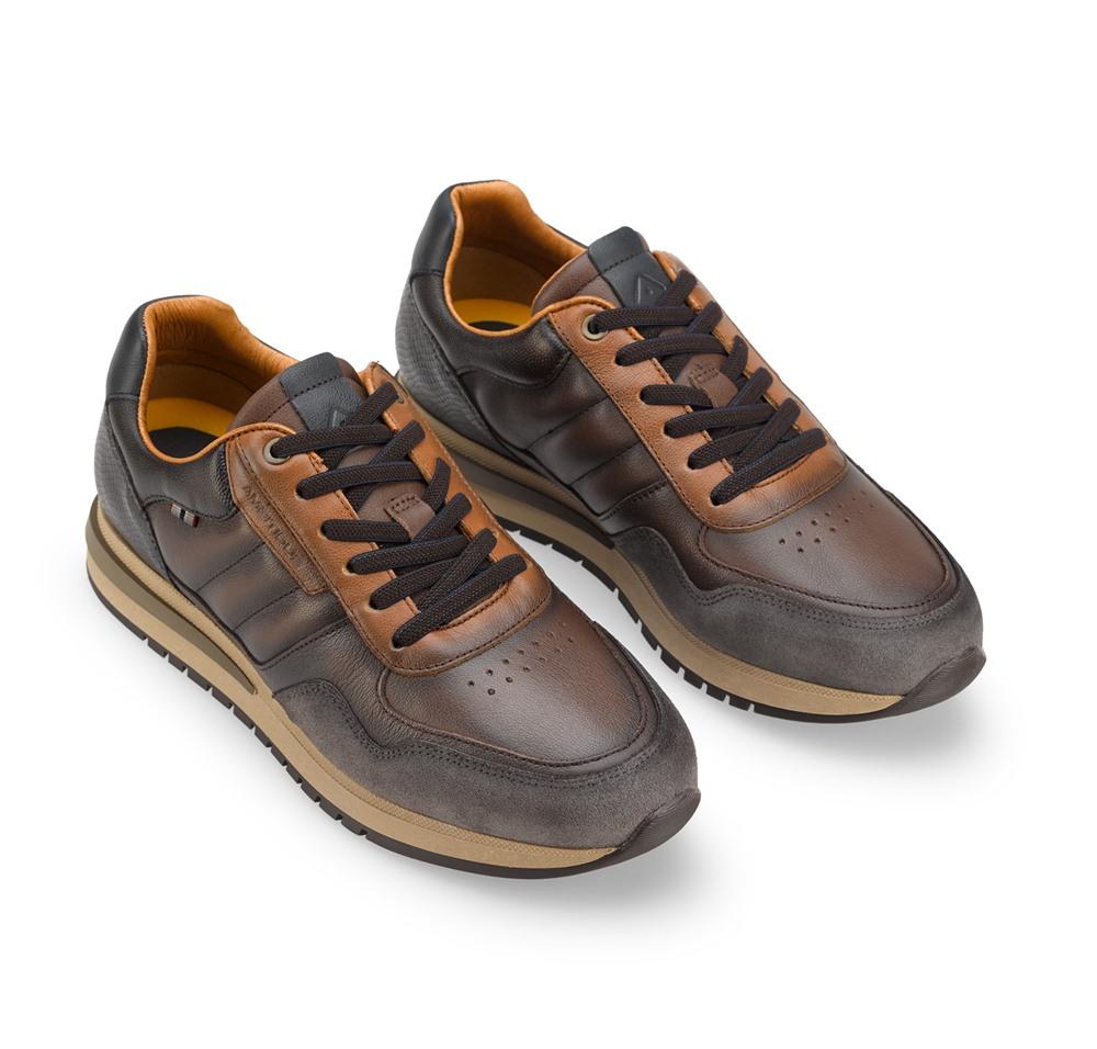 AMBITIOUS Sneakers Ambitious uomo Temple 13128 marroni 13128 11083M TDM COMBI 