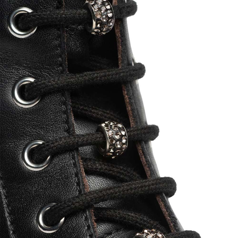 NEROGIARDINI Anfibi NeroGiardini donna I514810D neri I514810D 100 SAGAR DECO NERO 