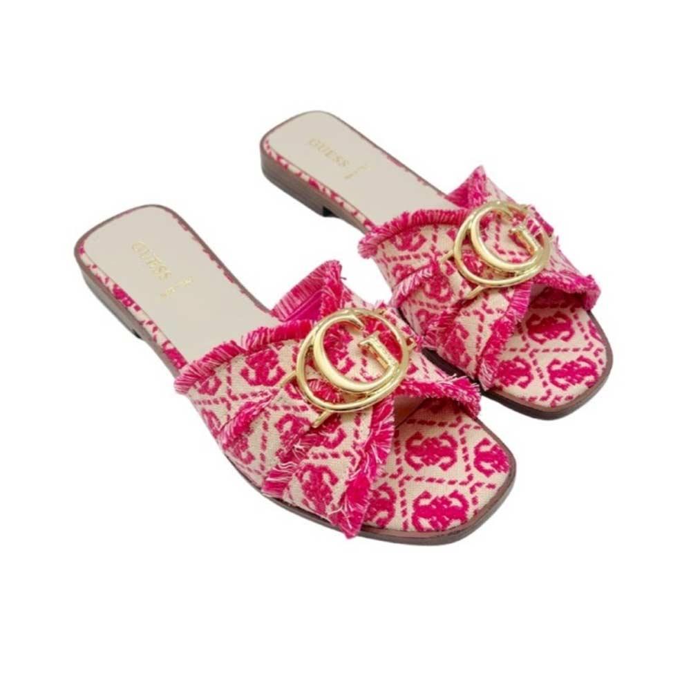 GUESS Sandali Guess donna Symo FLJSYM magenta<BR/> FLJSYM FAL03 SYMO MAGENTA 