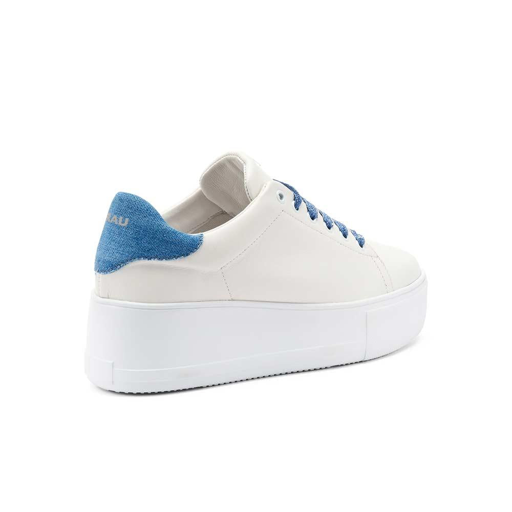 FRAU Sneakers Frau donna 39T0 bianche 39T0 COTTON JEANS 