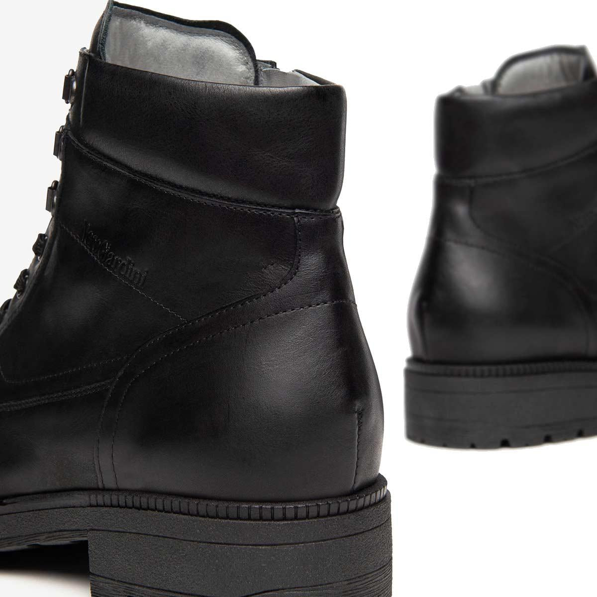 NEROGIARDINI Stivaletti NeroGiardini uomo Twist I400513U neri<BR/> I400513U 100 TWIST NERO 