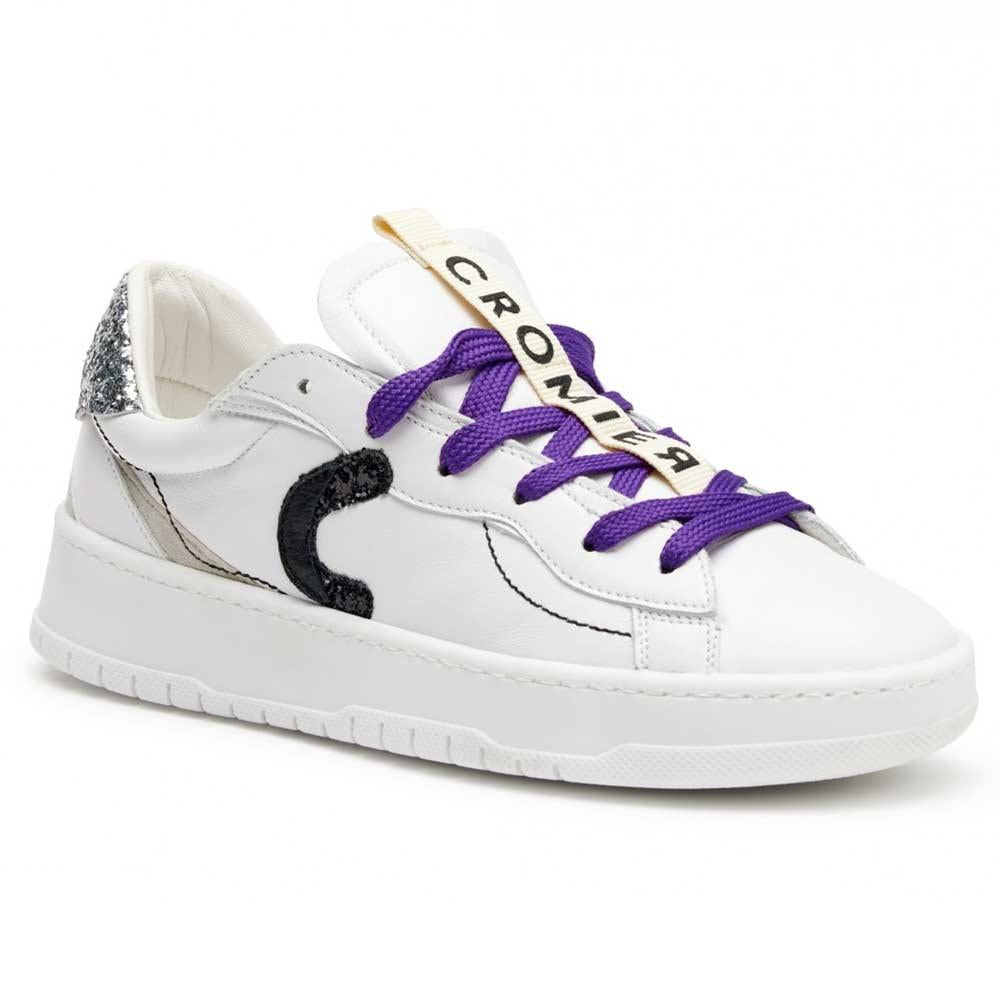 CROMIER Sneakers Cromier donna Alpha bold bianche<BR/><BR/> C3S3 MOUSSE BIANCO 