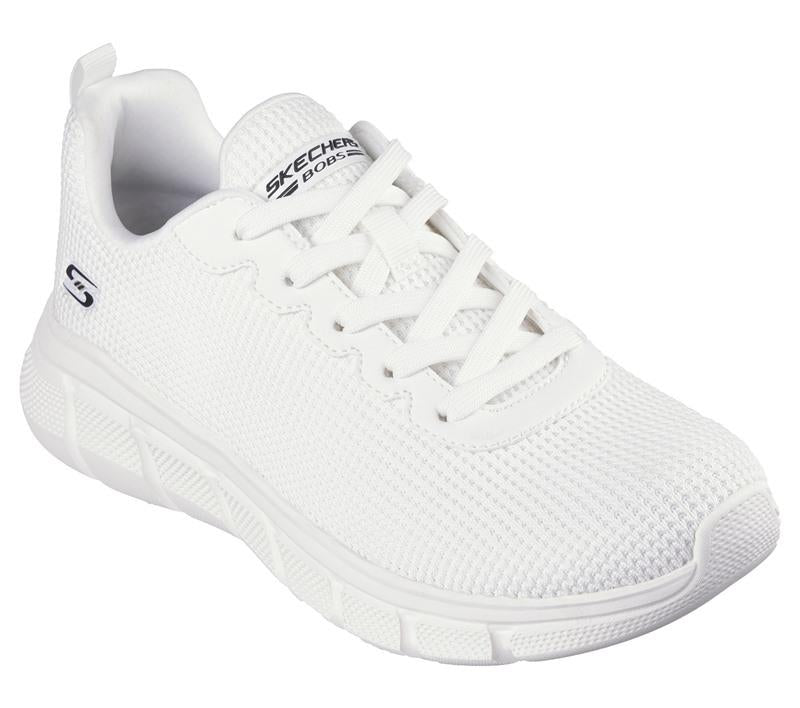 SKECHERS Sneakers Skechers donna bobs sport b flex bianca 117346b pe25 117346/W VISIONARY ESSENCE WHITE 