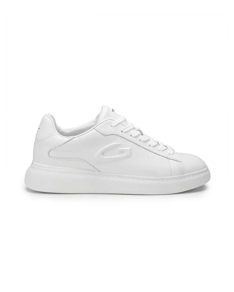 GUARDIANI Sneakers Guardiani uomo King 450003 bianca AGM450003 LEATHER WHITE 