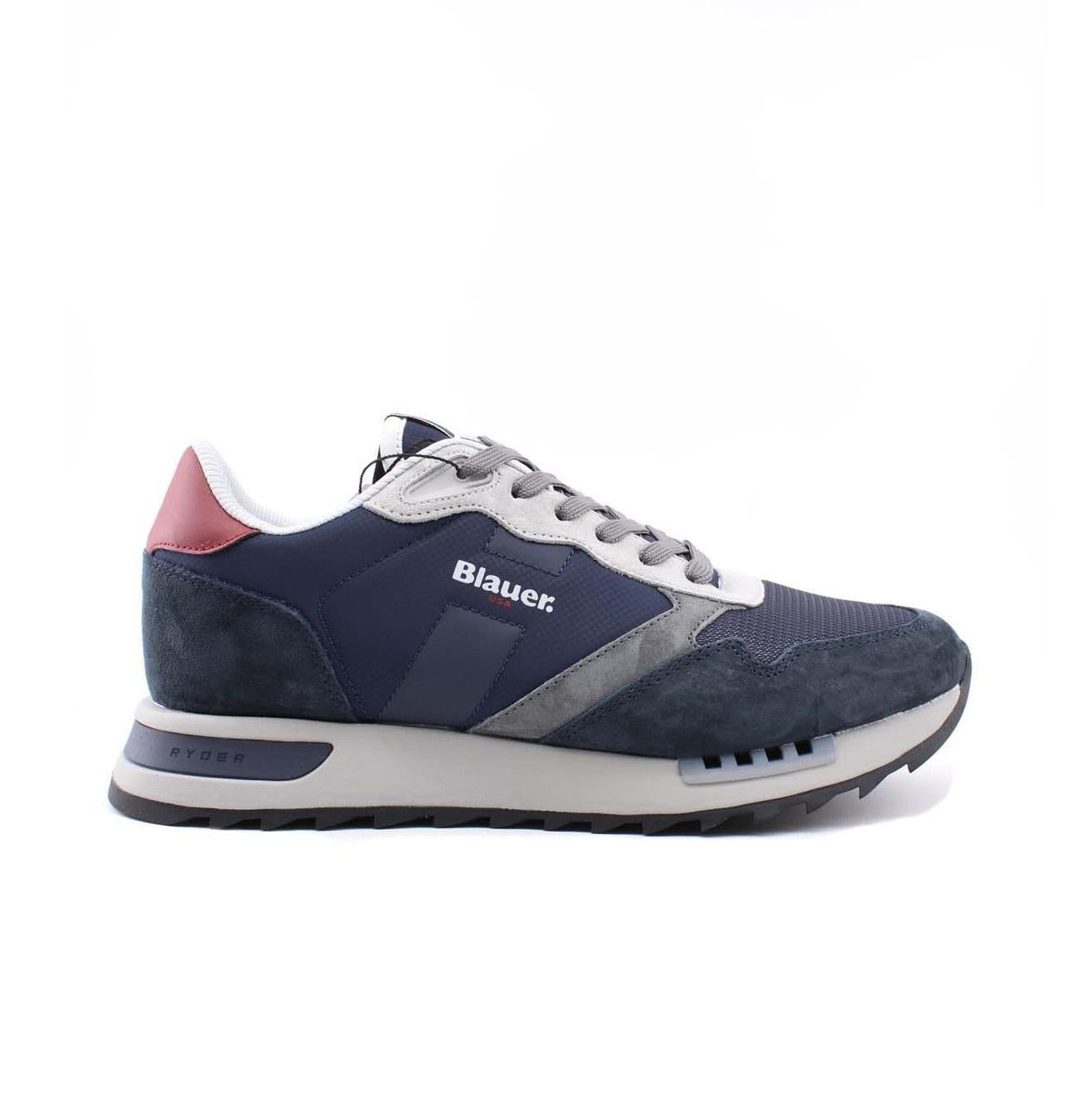 BLAUER Sneakers blauer uomo F5ryder01 navy red AI25 F5RYDER01/NYN NVY/RED NAVY RED 