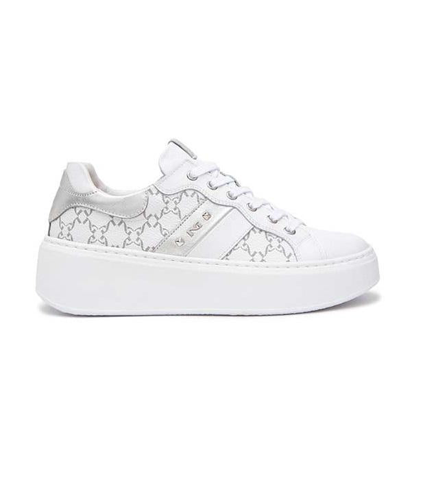 NEROGIARDINI Sneakers NeroGiardini donna E513080D bianche E513080D 707 SKIPPER BIANCO 