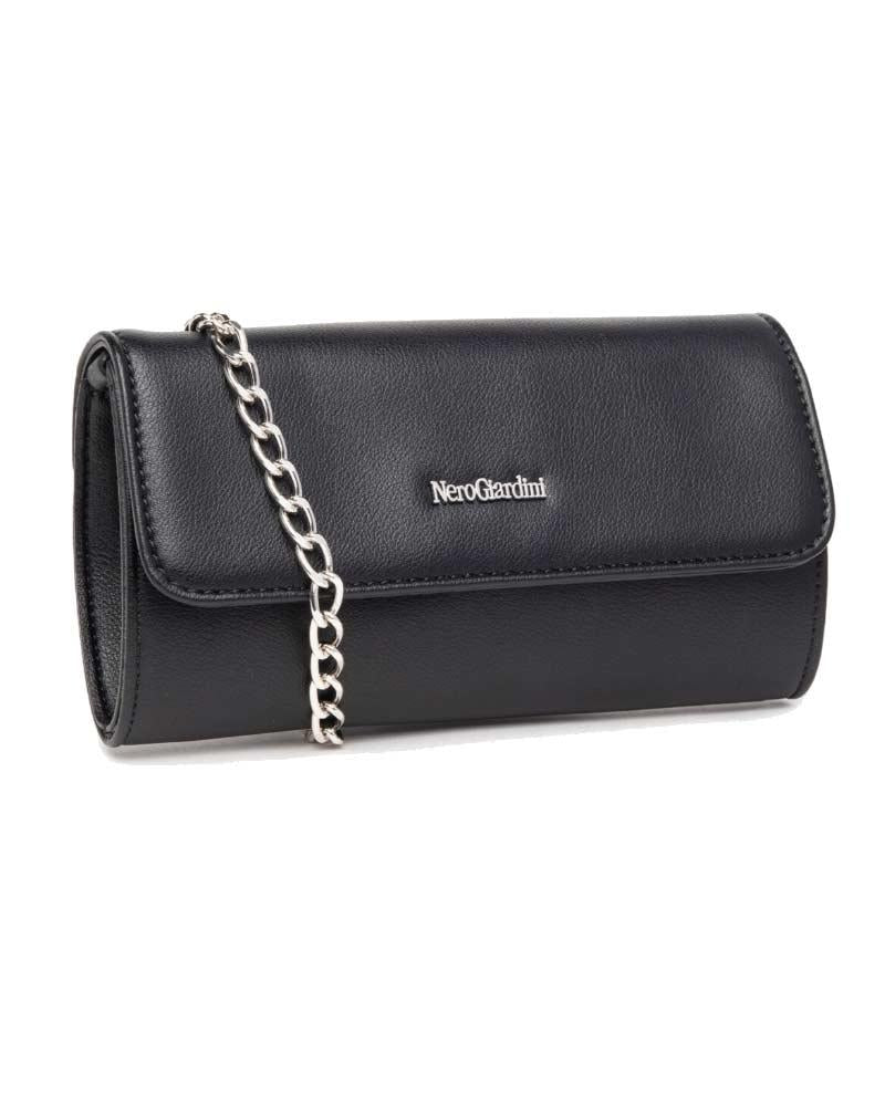 NEROGIARDINI BORSE Borsa NeroGiardini donna E443700DE nera <BR/> E443700DE 100 NAPPA NERO 