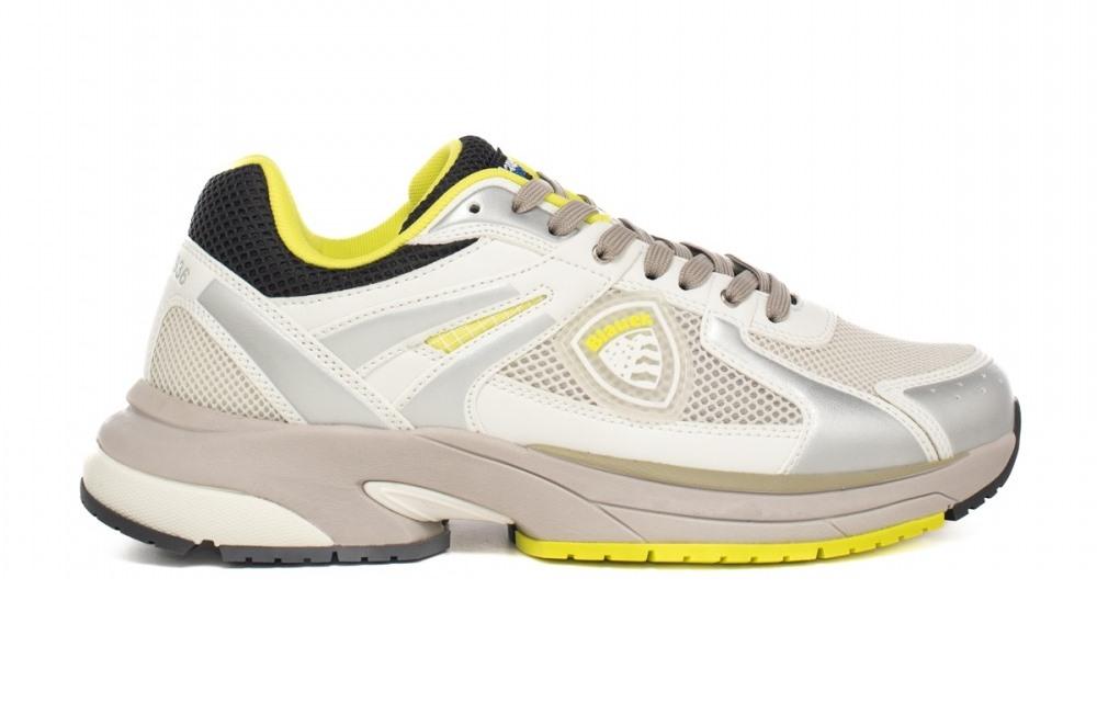 BLAUER Sneakers Blauer uomo S4EAGLE01 bianche S4EAGLE01/MEP WHITE/BLACK 