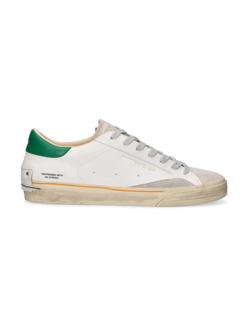 CRIME LONDON Sneakers Crime London uomo Distressed 2.0 bianco 19052PP8 10 DISTRESSED LO 